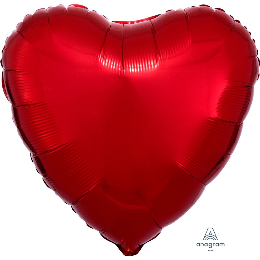 HEART RED M.18"