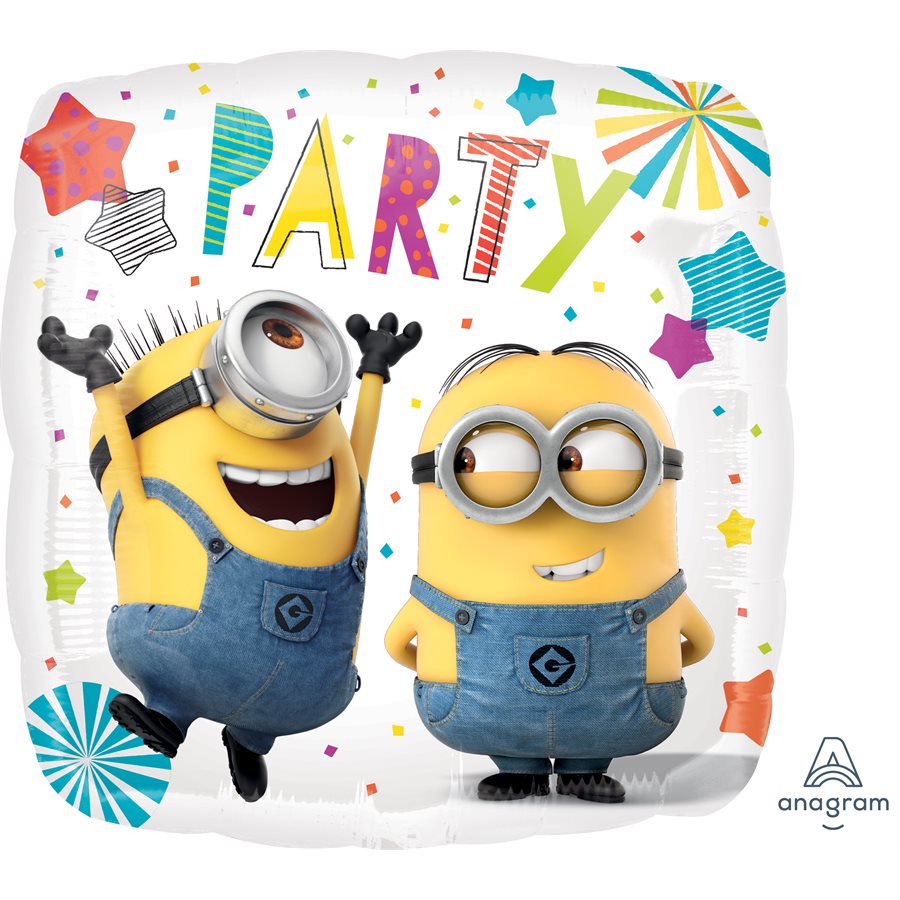 18" DESPICABLE ME MINIONS PARTY FOIL BALLOON