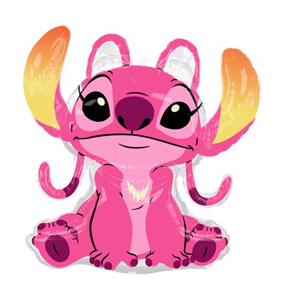 Ballon supershape Angel Lilo et Stitch en aluminium 26 x 27 po