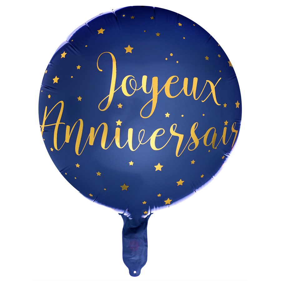 18" Foil Happy Birthday Balloon - Blue