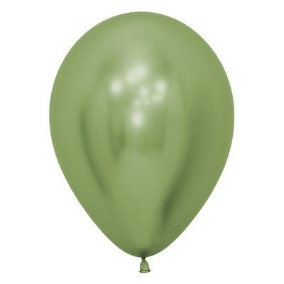 Reflex Lime Green latex balloon