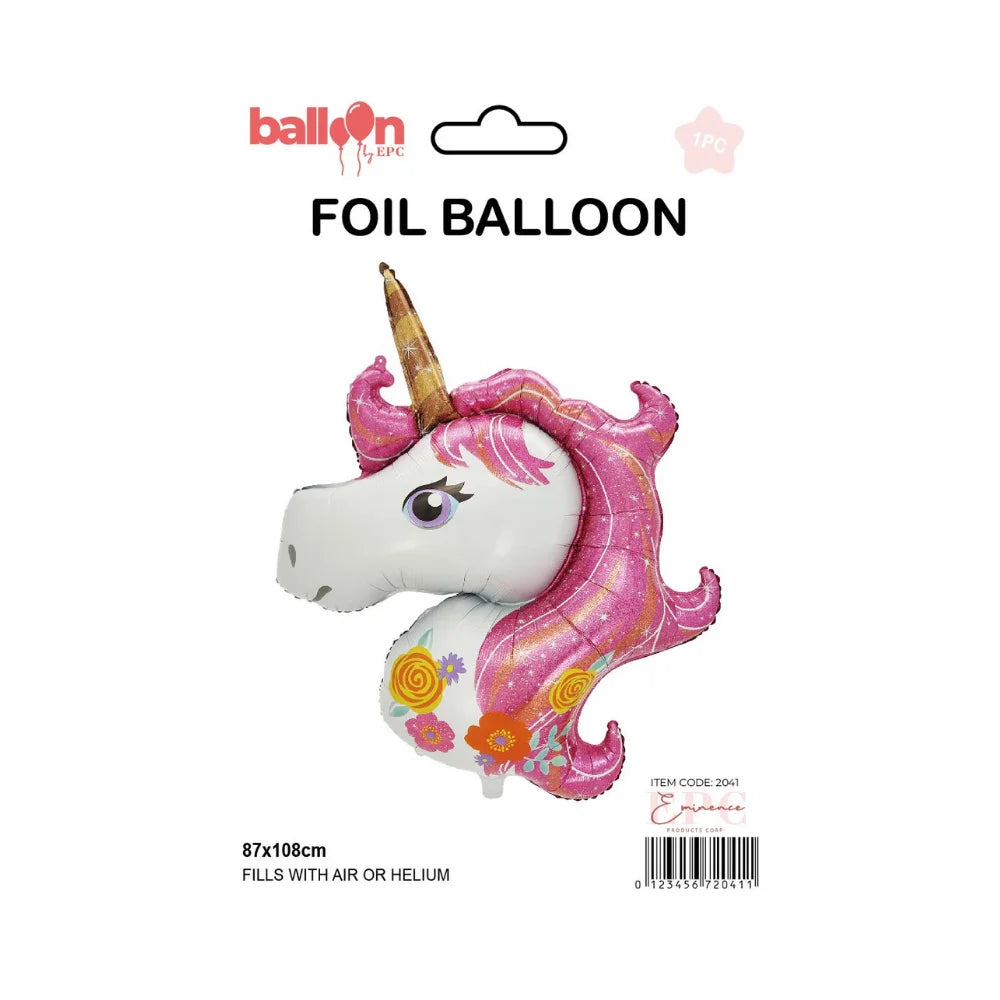 UNICORN FOIL BALLOON 87X108