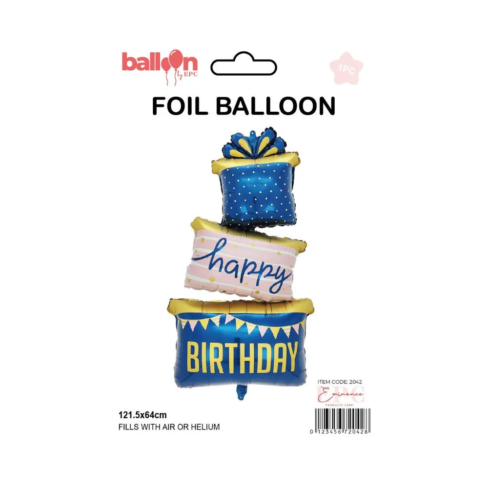 THREE-LAYER GIFT BOX BIRTHDAY 121.5X64