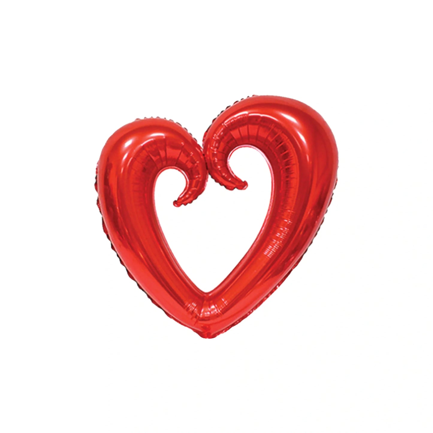 HEART RED FOIL 36"