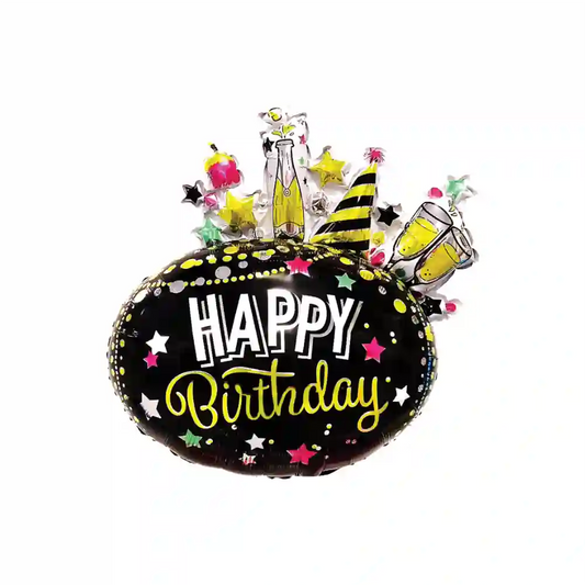 HAPPY BIRTHDAY PARTY SUPER SHAPE 70X80