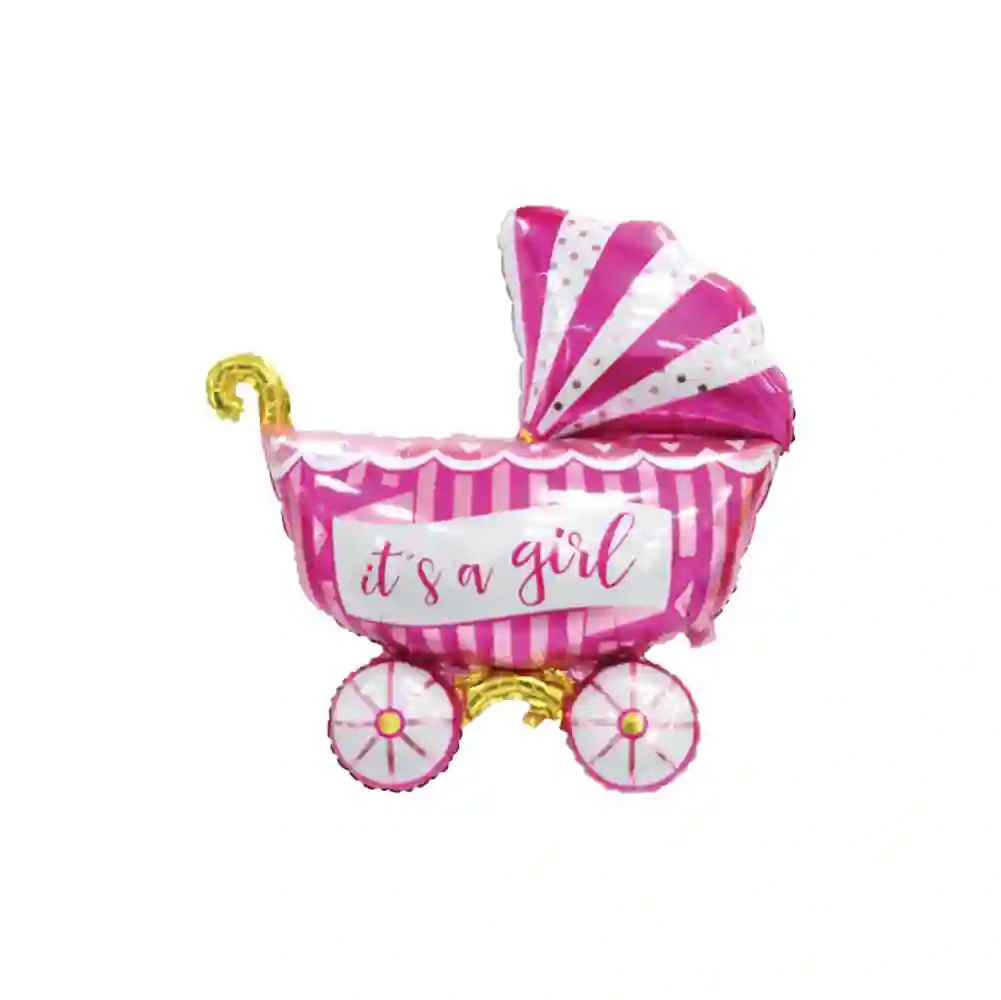 IT'S A GIRL STROLLER SUPER SHAPE 85X97