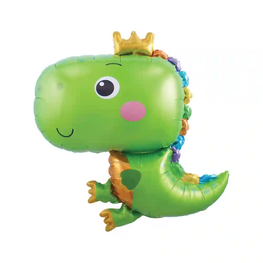 DINO GREEN WITH CROWN 65X79