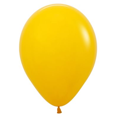 11 inch Fashion Honey Yellow latex balloon