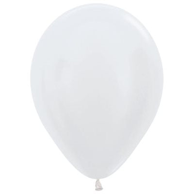 Satin Pearl White latex balloon