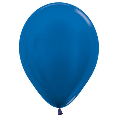Metallic Blue latex balloon