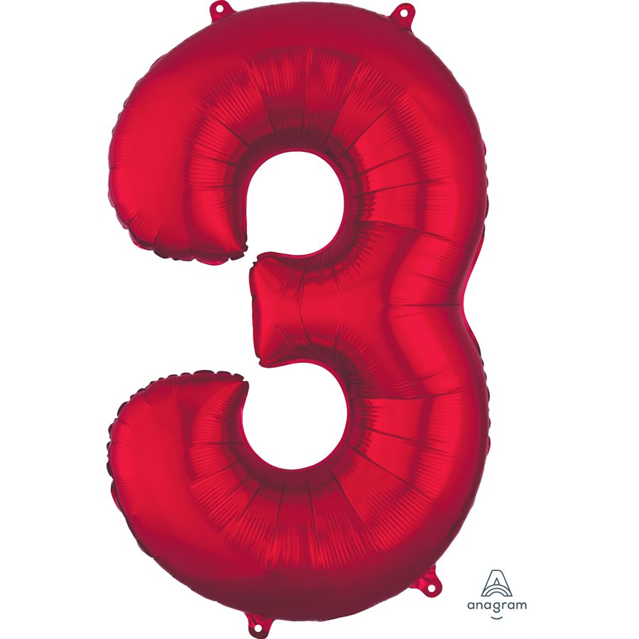 M.34'' NUMBER 3 RED