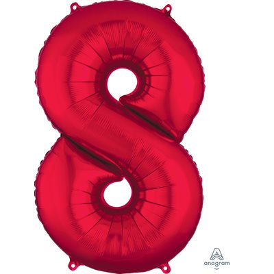 M.34'' NUMBER 8 RED