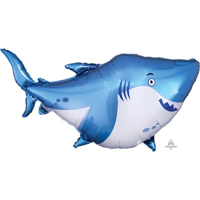 Ballon supershape requin Ocean Buddies en aluminium 40 po