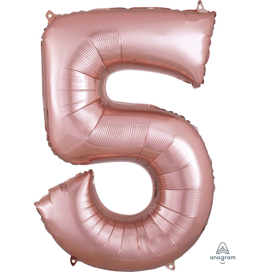 M.34'' NUMBER 5 ROSE GOLD