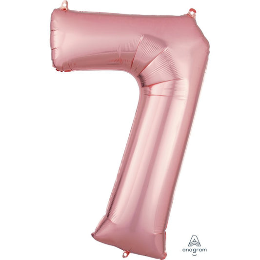 M.34'' NUMBER 7 ROSE GOLD