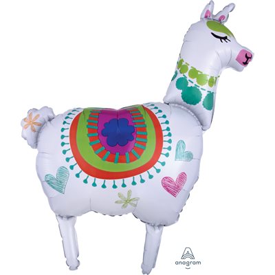 Ballon supershape lama en aluminium 41 po