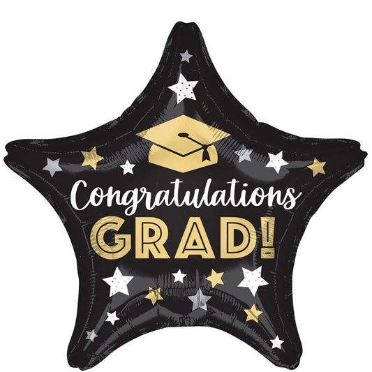 19" Foil Congratulations Grad Star Balloon
