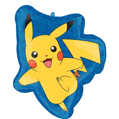 Ballon supershape Pokémon Pikachu en aluminium 29 x 23 po