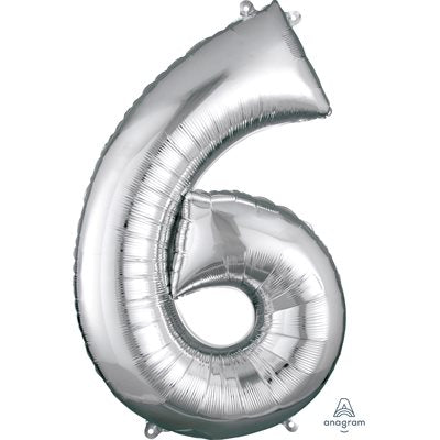 34'' M.NUMBER 6 SILVER