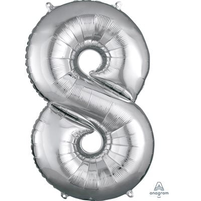 34'' M.NUMBER 8 SILVER