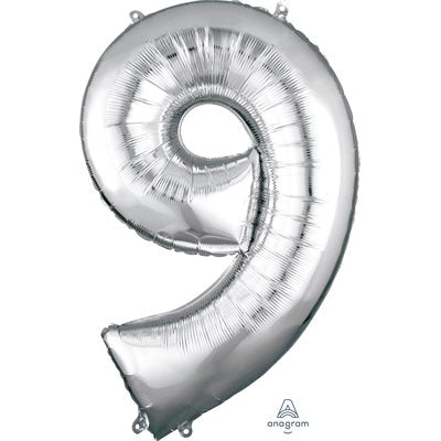 34'' M.NUMBER 9 SILVER